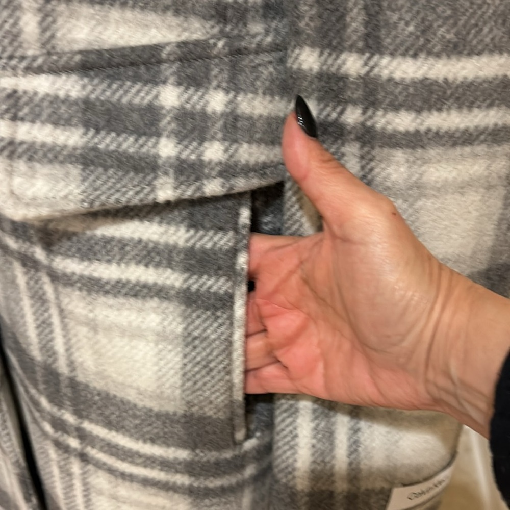 Calvin Klein single breasted coat - Picture 8 of 10